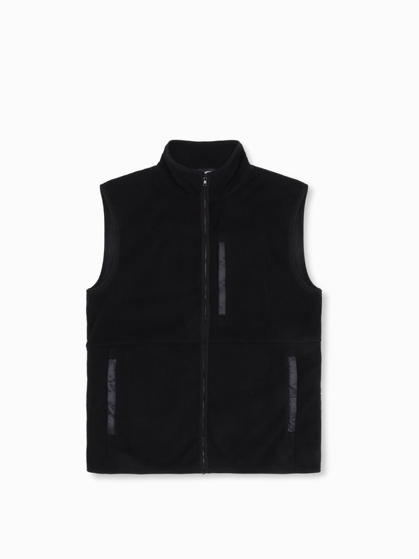 7 days active Fleece Vest Fleece Black