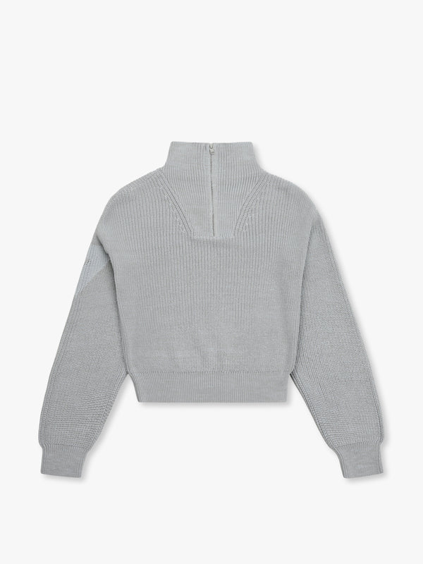 7 Days Active Half Patent Knit Knit Grey Melange