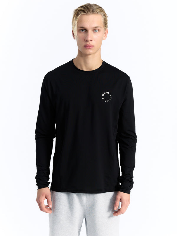 7 Days Active L/S Training Tee T-shirt L/S Black