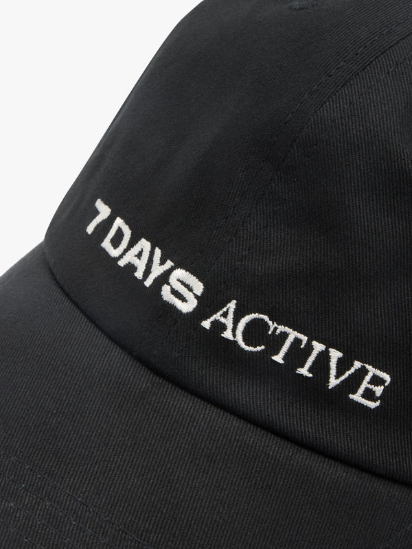 7 Days Active Logo Cap Headwear Black