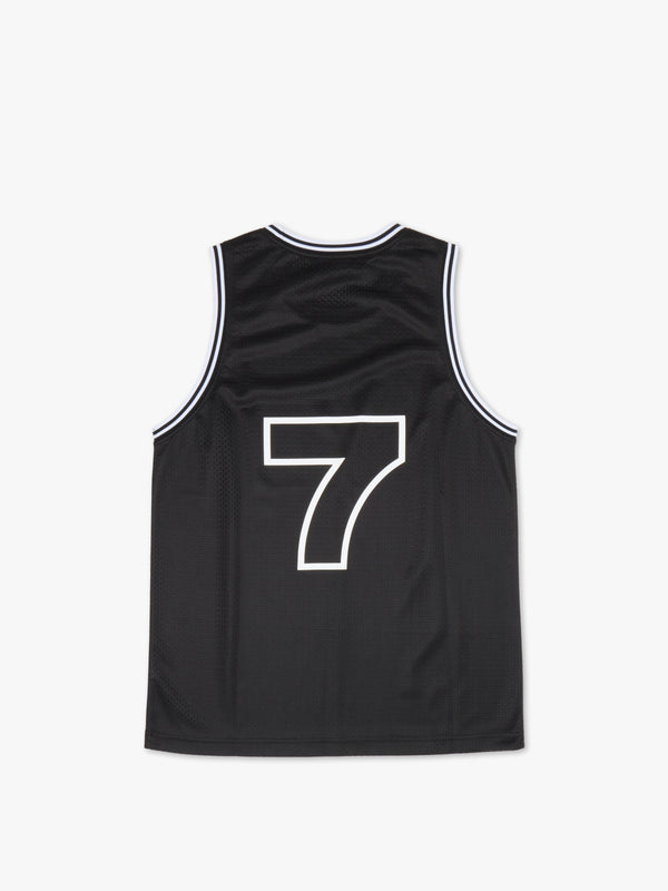 7 Days Active Mesh Tanktop Tops Black