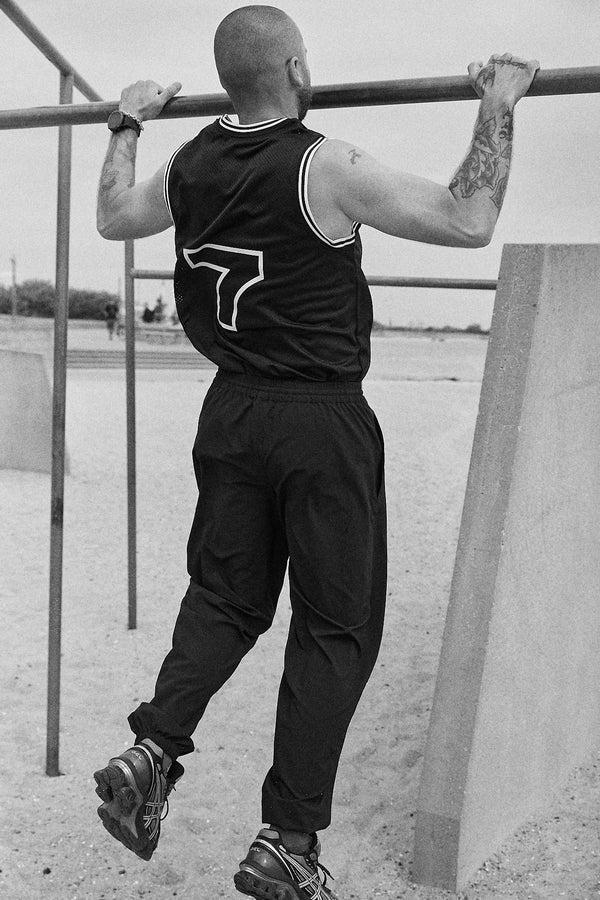 7 days active Mesh Tanktop Tops Black