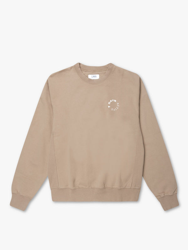 7 days active Monday Crewneck Sweatshirts Dune