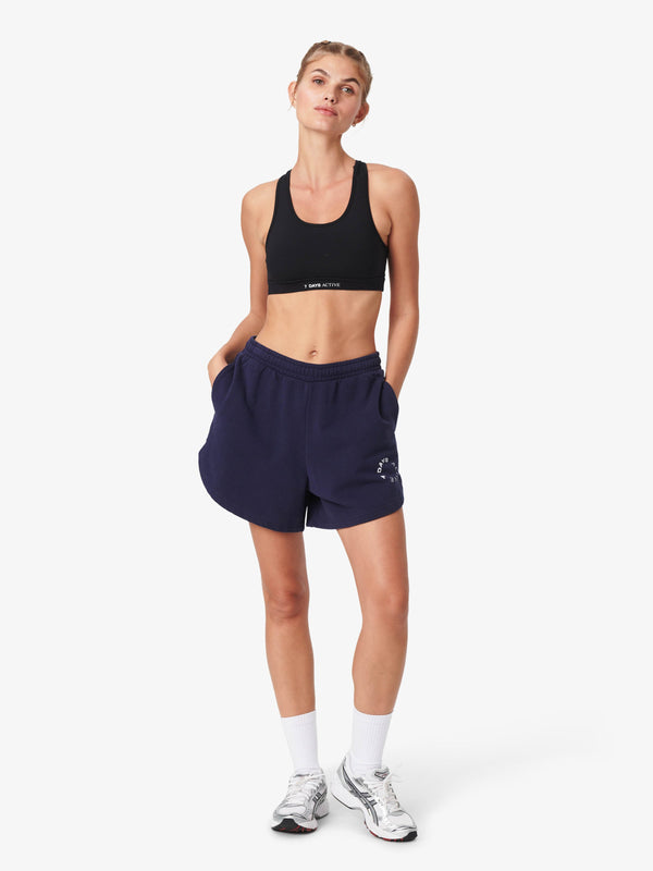7 Days Active Monday Sweat Shorts Shorts Navy