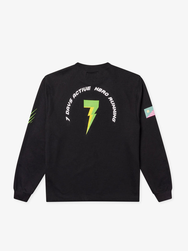 7 Days Active NBRO Waffle Tee T-shirt S/S Black