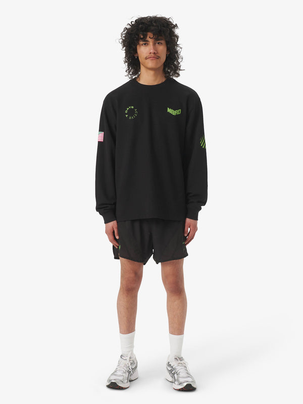 7 Days Active NBRO Waffle Tee T-shirt S/S Black