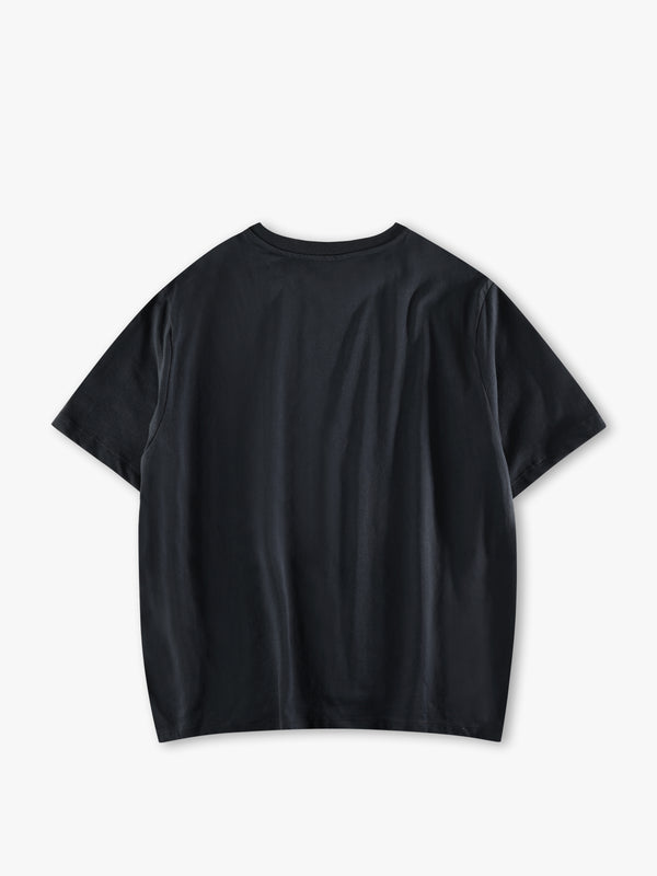 7 Days Active Organic Basic Tee T-shirt S/S Black