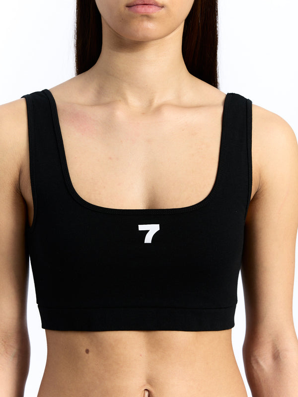 7 Days Active Organic Bra Top Bra Black