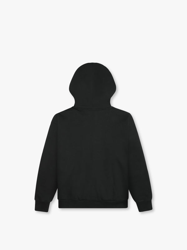 7 Days Active Organic Full Zip Hoodie Hoodie Black