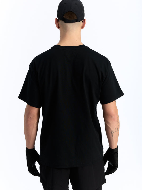 7 Days Active Organic Logo Tee T-shirt S/S Black