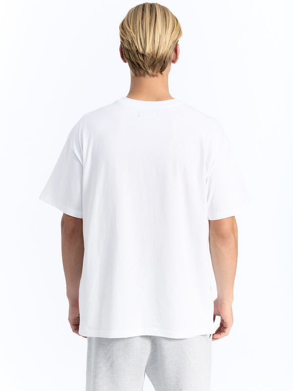 7 Days Active Organic Logo Tee T-shirt S/S White