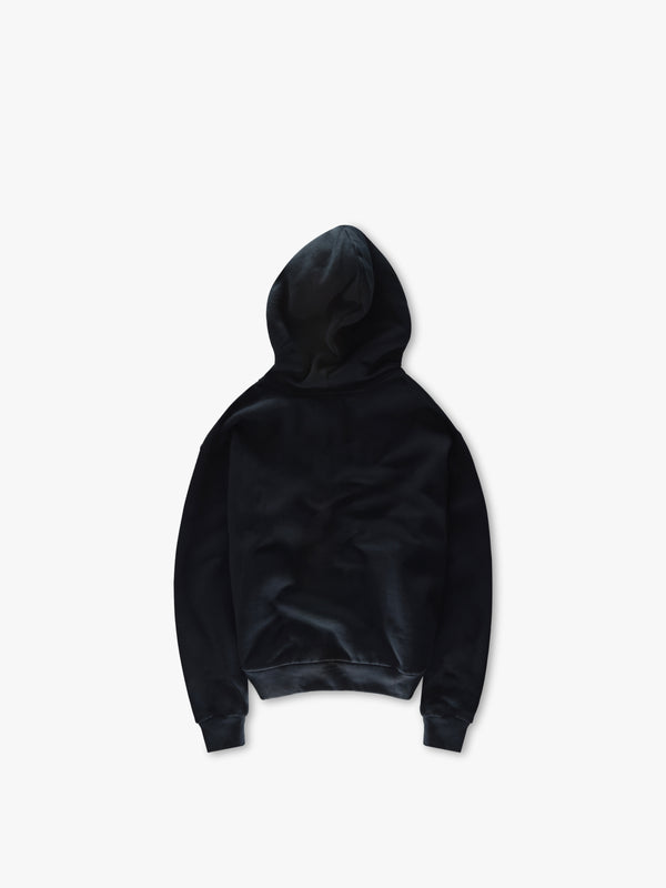 7 Days Active Organic Regular Hoodie Hoodie Black