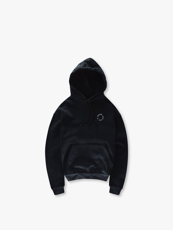 7 days active Organic Regular Hoodie Hoodie Black