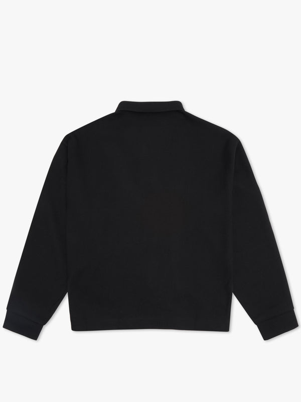 7 Days Active Polo Over Shirt Shirts Black