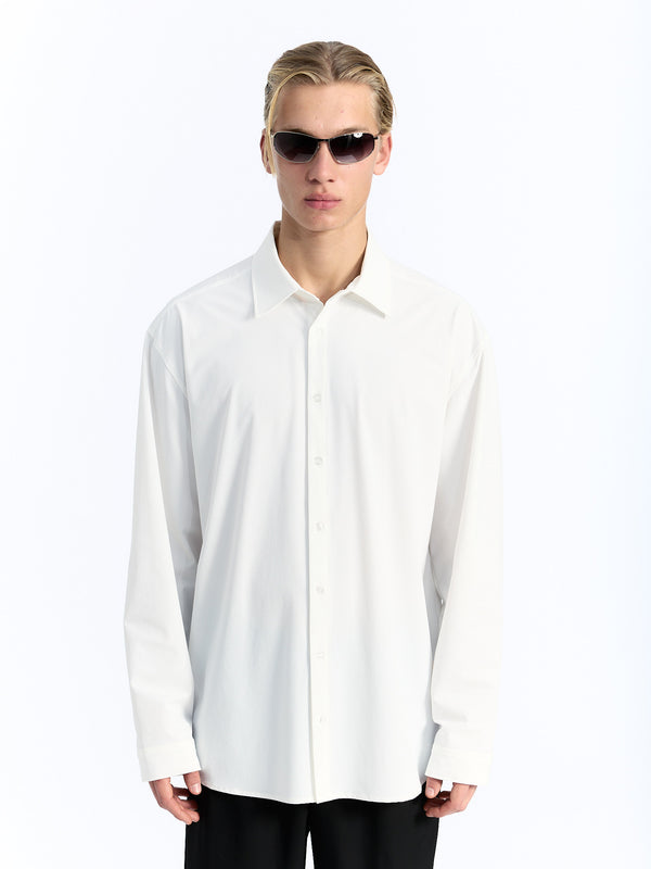 7 Days Active Ripstop Shirt Shirts Brilliant White