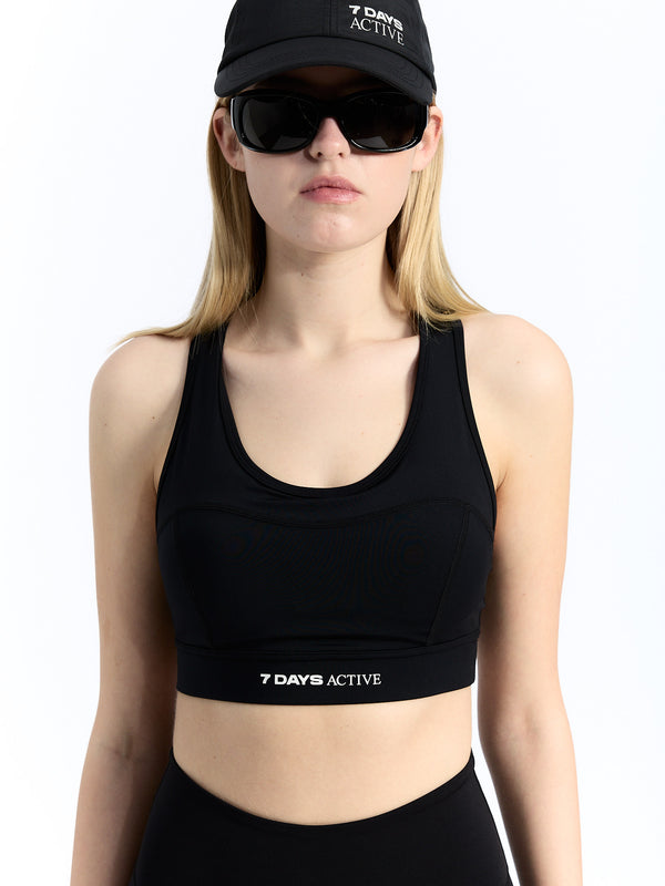 7 Days Active Sculpt Bra Bra Black