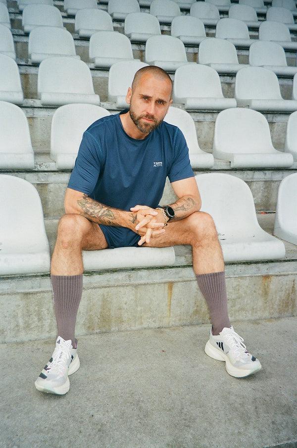 7 days active Training Tee T-shirt S/S Dark Denim