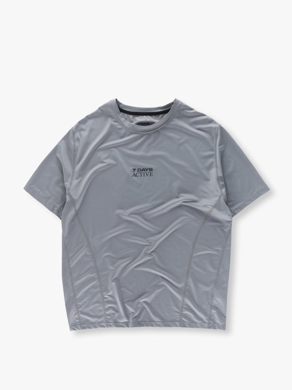 7 Days Active Training Tee T-shirt S/S Sharkskin