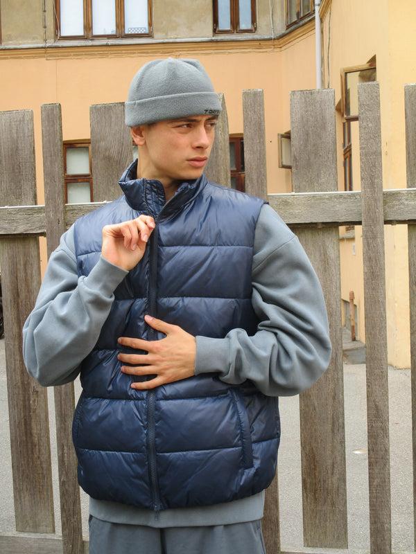 7 Days Active Light Puffer Vest Outerwear Pageant Blue