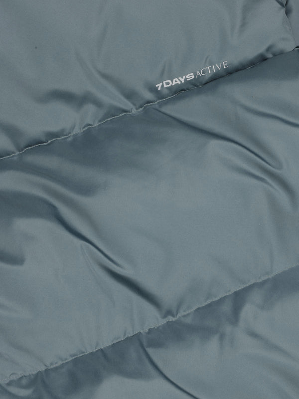 7 Days Active Longline Puffer Outerwear Stormy Weather