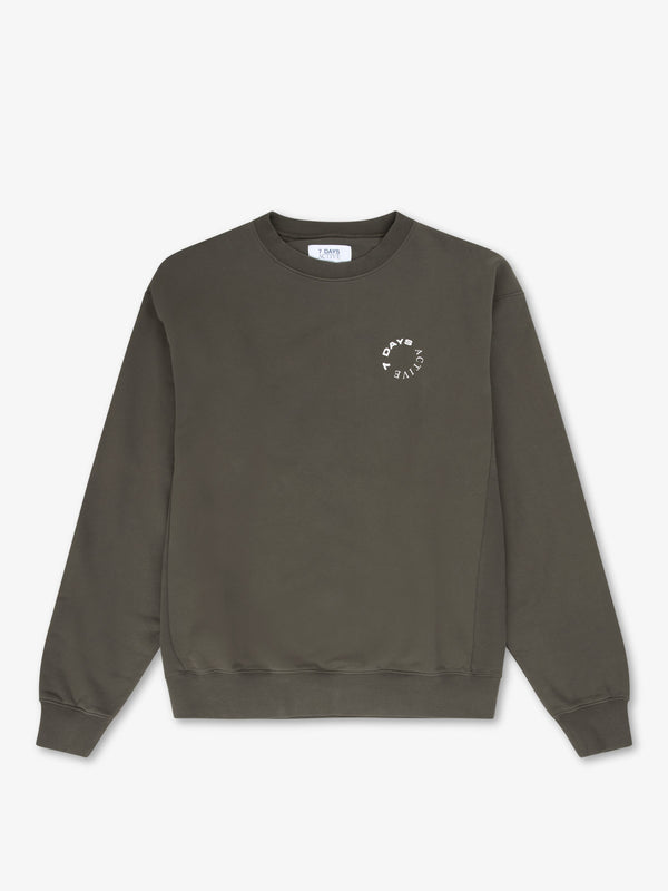 7 days active Monday Crewneck Sweatshirts Beluga Grey