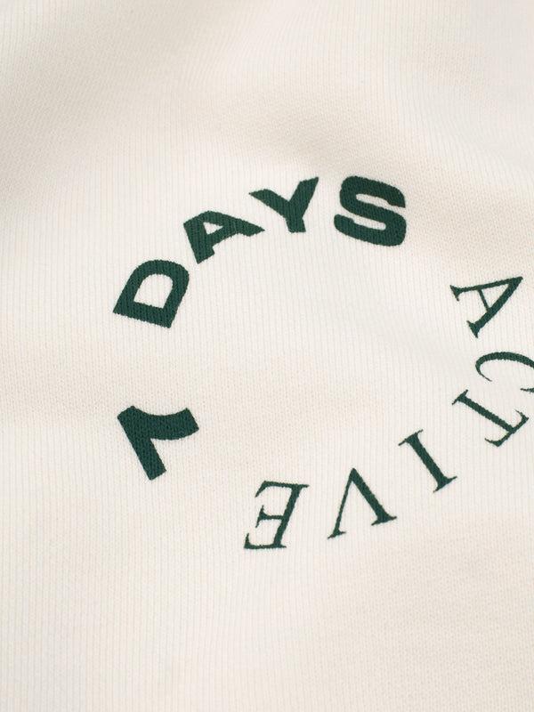7 Days Active Monday Crewneck Sweatshirts Buttercream