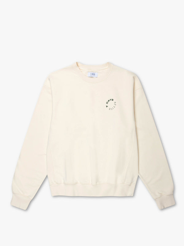 7 days active Monday Crewneck Sweatshirts Buttercream