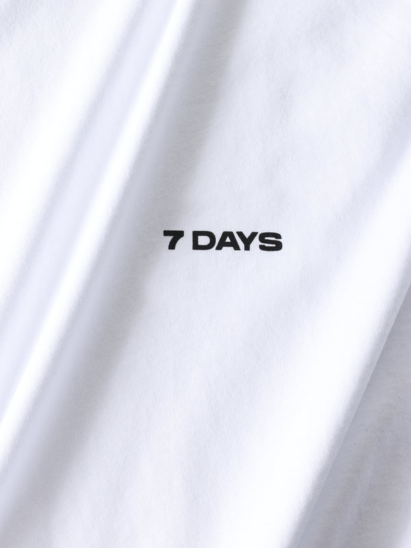 7 Days Active Organic Basic Tee T-shirt S/S Brilliant White