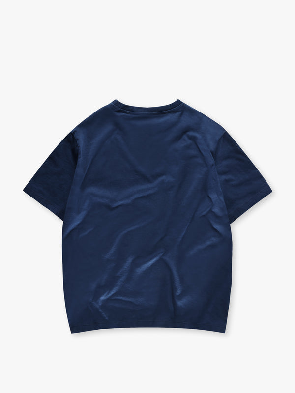 7 Days Active Organic Basic Tee T-shirt S/S Pageant Blue