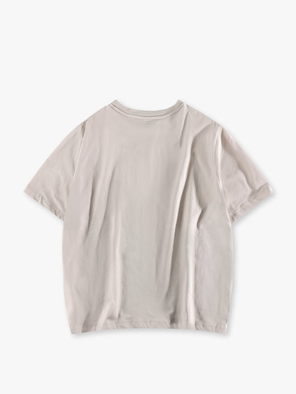 7 Days Active Organic Basic Tee T-shirt S/S Silver Gray