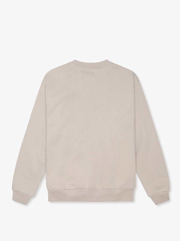 7 Days Active Organic Crewneck Sweatshirts Silver Gray