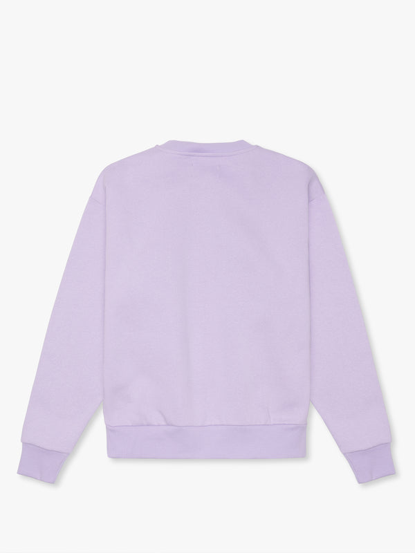 7 Days Active Organic Fitted Crewneck Sweatshirts Lavender