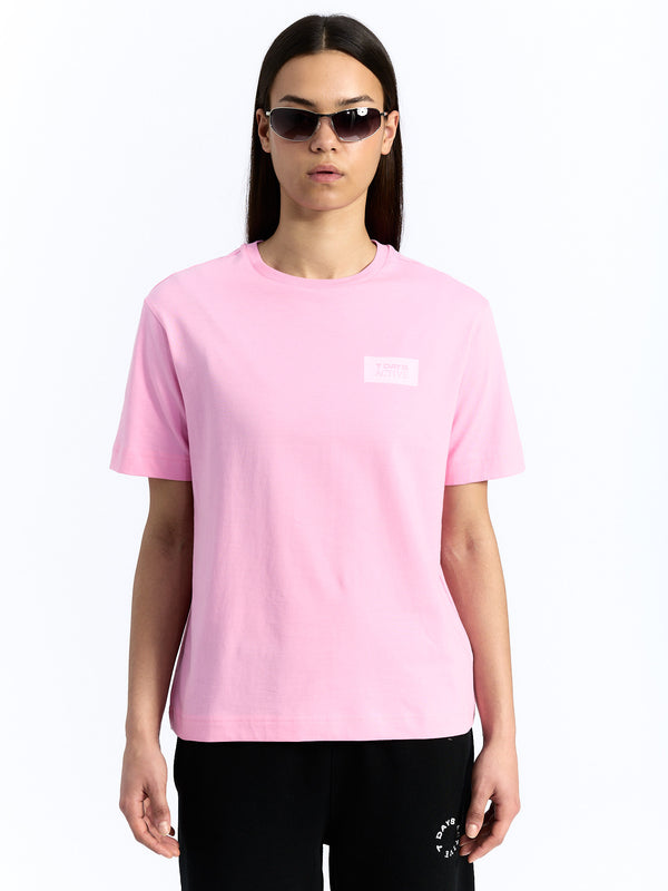 7 Days Active Organic Fitted Tee T-shirt S/S Bonbon