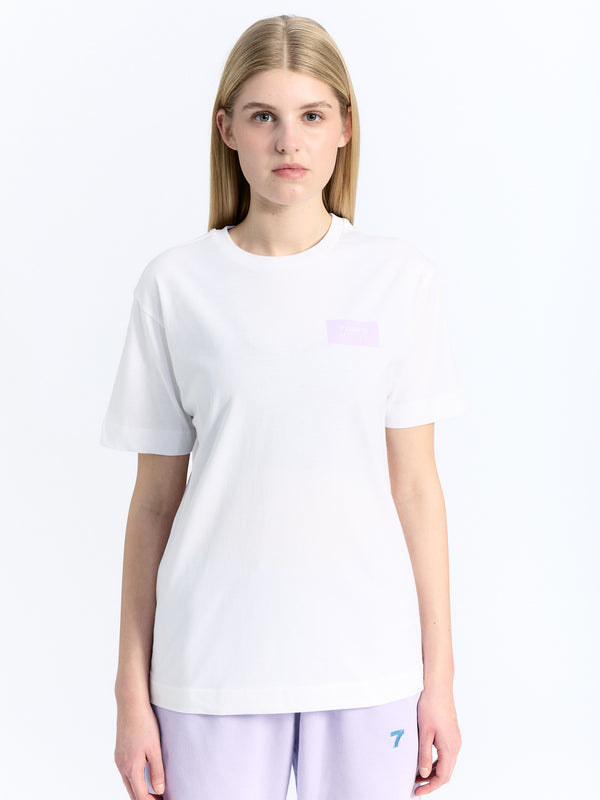 7 Days Active Organic Fitted Tee T-shirt S/S Brilliant White