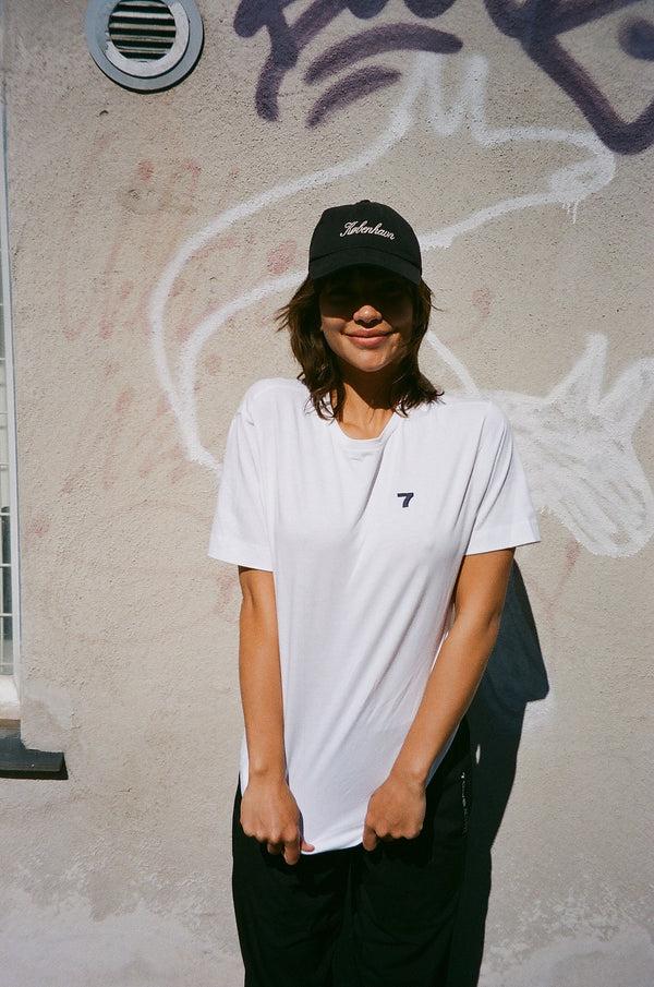 7 days active Organic Fitted Tee T-shirt S/S Brilliant white