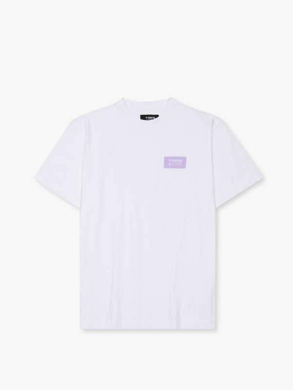7 days active Organic Fitted Tee T-shirt S/S Brilliant white
