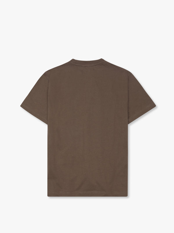 7 Days Active Organic Fitted Tee T-shirt S/S Major Brown