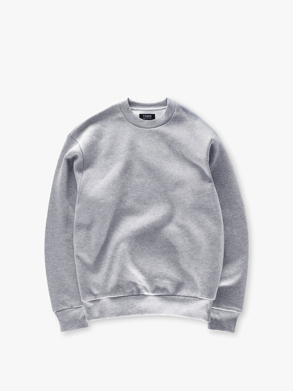 7 Days Active Organic Logo Crewneck Sweatshirts Heather Grey