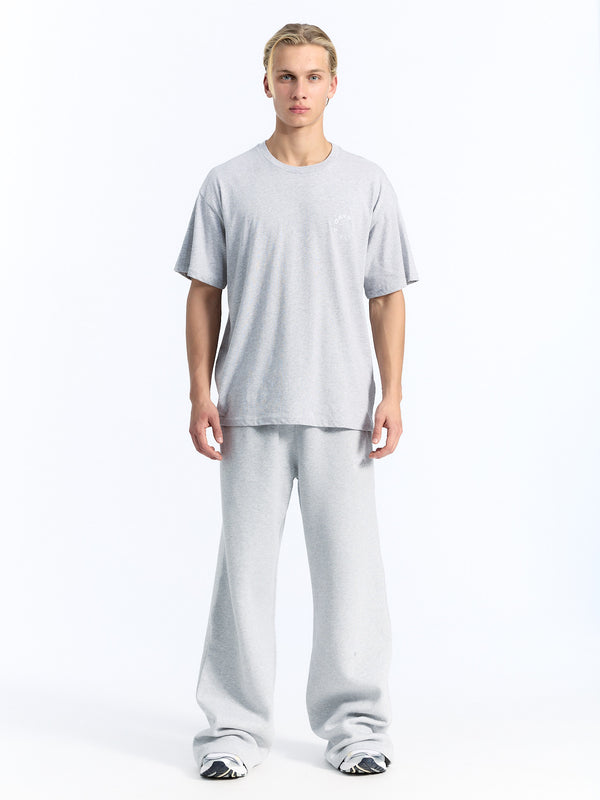 7 Days Active Organic Logo Tee T-shirt S/S Heather Grey