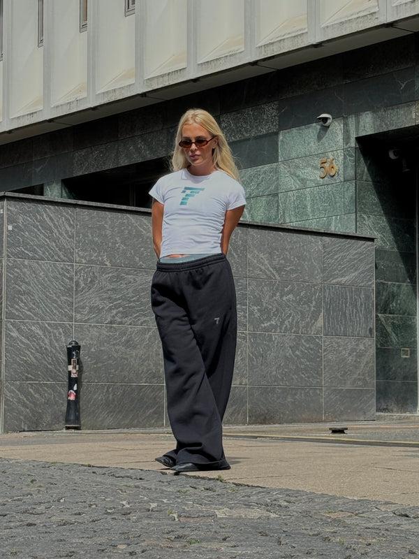 7 Days Active Organic Lounge Pants Sweatpants Black