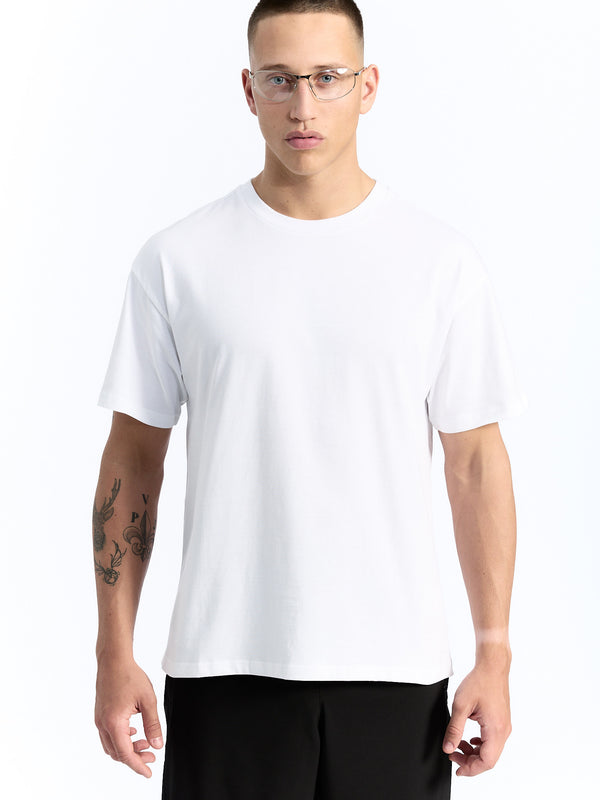 7 Days Active Organic Regular Angel Tee T-shirt S/S Brilliant White