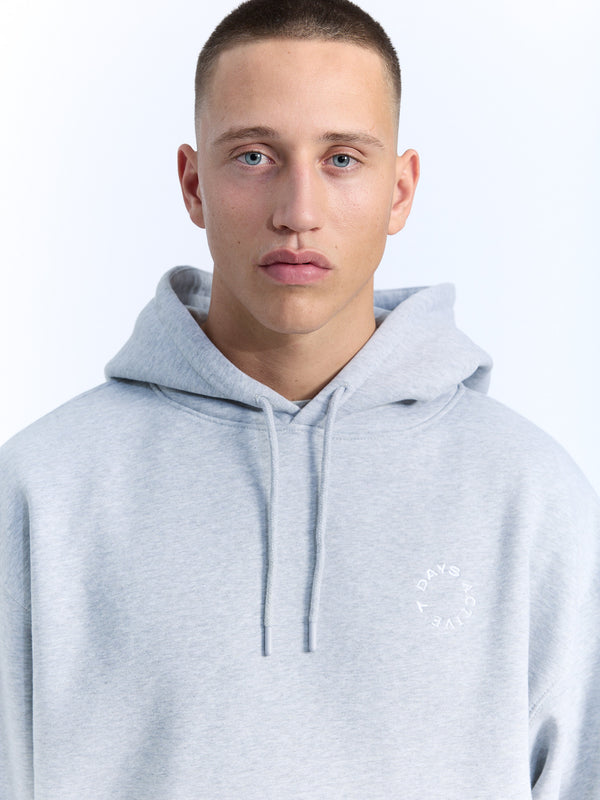 7 Days Active Organic Regular Hoodie Hoodie Heather Grey