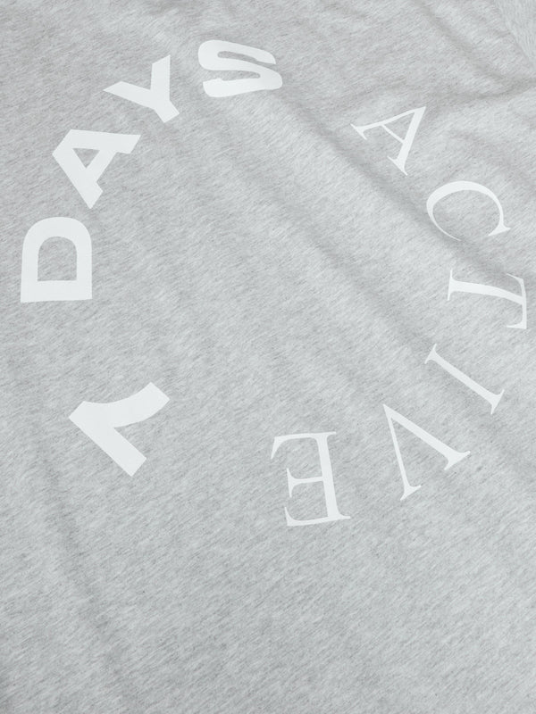 7 Days Active Organic Regular Logo Tee T-shirt S/S Heather Grey