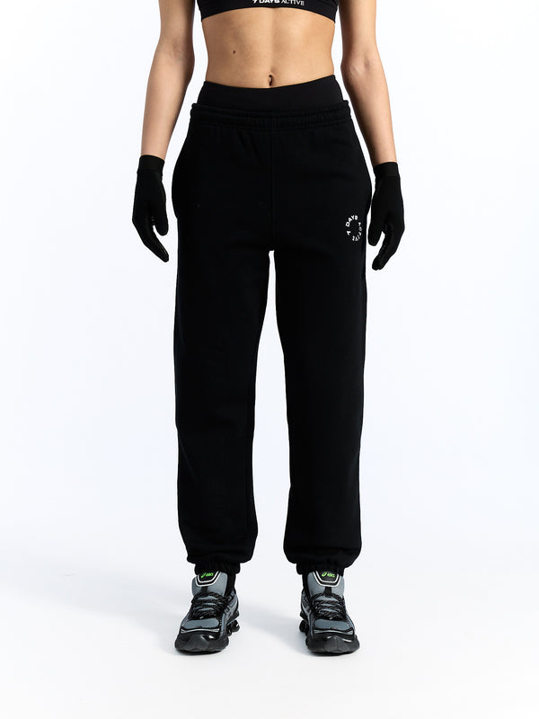 7 Days Active Organic Regular Sweatpants Sweatpants Black