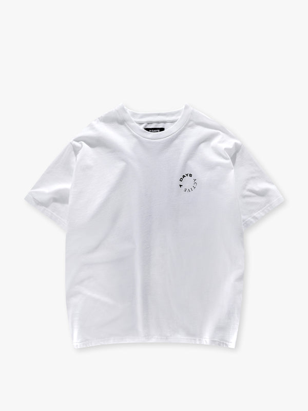 7 days active Organic Regular Tee T-shirt S/S Brilliant white