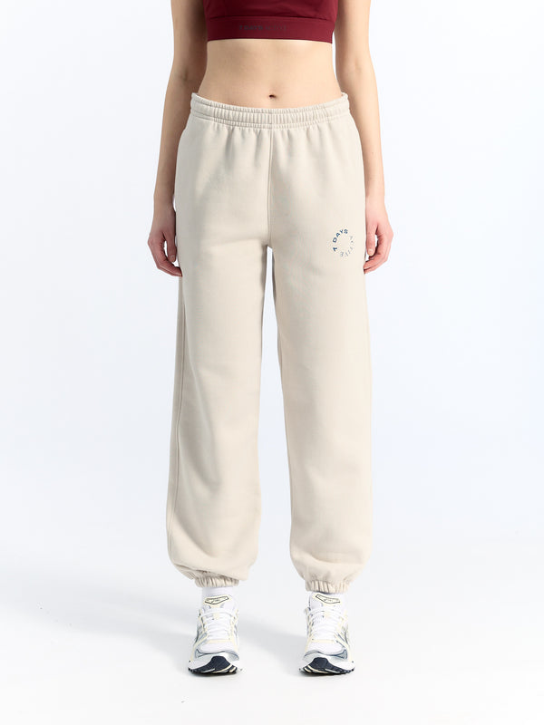 7 Days Active Organic Sweatpants Sweatpants Silver Gray