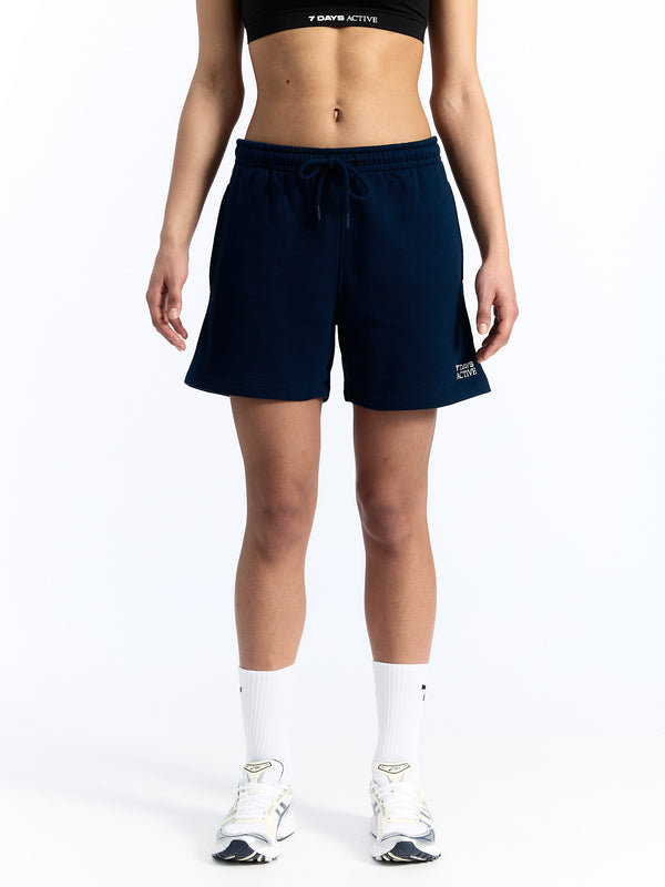 7 Days Active Organic Sweatshorts Shorts Pageant Blue