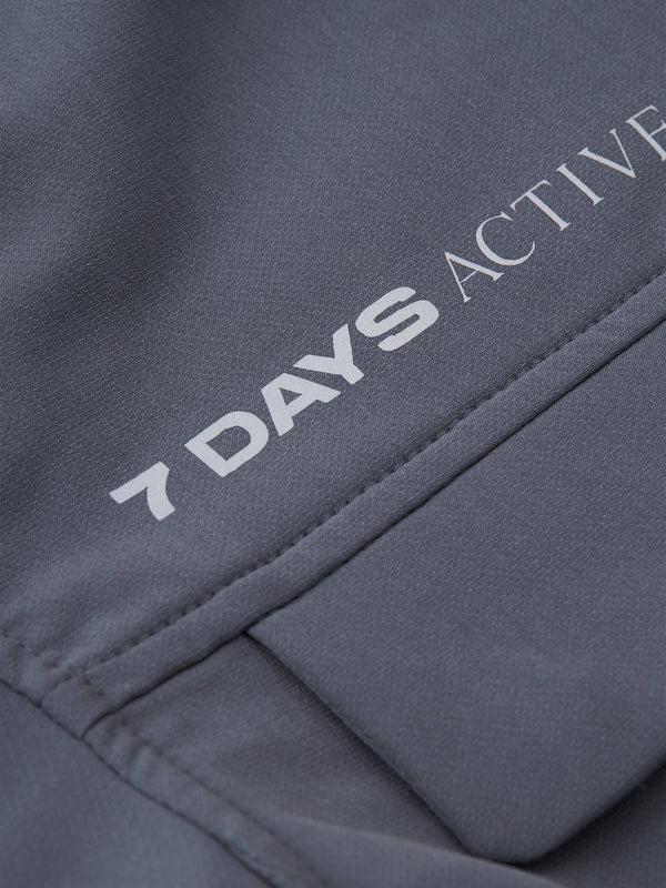 7 Days Active Tech Padded Overshirt Shirts Ebony Grey