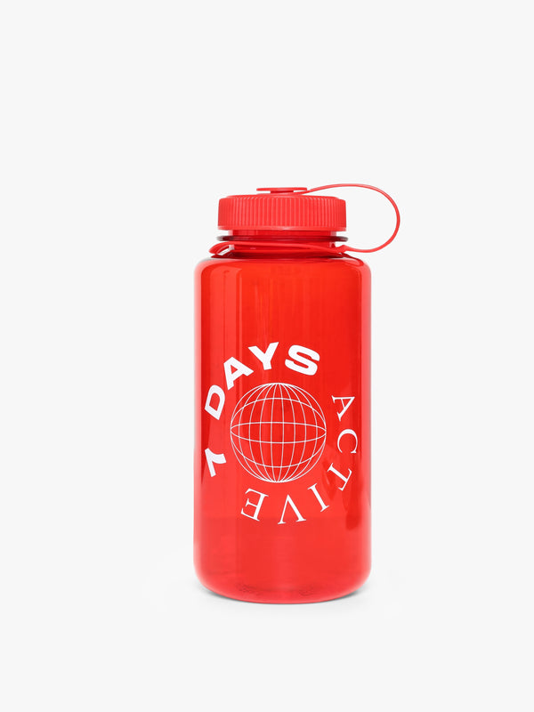 7 days active Water Bottle Drinking Bottle True Red