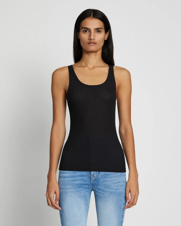 7 for all mankind Basic Scoop Tank Tops